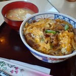 Kuma Kitchen - 開化丼（牛とじ）