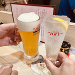 Neko Fuku - ビールと酎ハイプレーンで乾杯