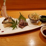 Sai Kaiseki Urawa Takasago - 活き鯵のお造り