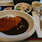 レストラン 青銅館 - 黒鉱カツカレー@1300円