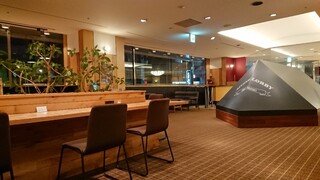 Hotel Resol Hakodate - ラウンジスペース、コーヒーで寒さを癒す