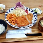 食事処 かとう - 銘柄豚麦小町のロースカツ（2023.4）