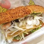 SUBWAY Ion Moru Musashimurayama Ten - 遅めのランチはサブウェイ♡ エビアボカド野菜増し〜