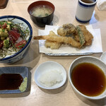 Maguro to Tempura Teishoku Ginpachi - 