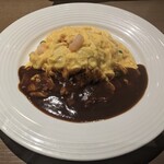 Yoshoku Mugiboshi by Grill Mantenboshi Azabu Juban Nihonbashi Takashimaya Ten - オムレツライスデミグラス