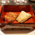 Senshu Matsushita Mon - 骨切り鰻、蒲焼きと白焼き