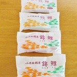 小千谷土産 イマイ - 「生菓子・錦鯉最中」４種類の味を取り出した状態です(2013/8/18UP)