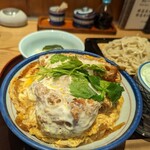 Yabu Soba - かつ丼アップ