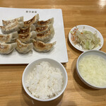 24 Jikan Gyoza Sakaba Fudomae Ten - 焼き餃子盛り合わせ定食@980円