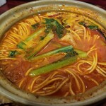 中国家庭料理 楊 - 海老ワンタン麺。