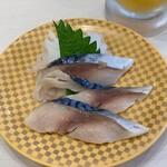 魚べい - ネタ盛り〆さば