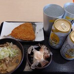 ゆで太郎 もつ次郎 - 呑み助セット980円