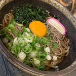 Mugitoro Garden - 月見そば740円