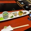 政府登録国際観光旅館 鬼岩温泉 了山 - 料理写真:食前酒と前菜