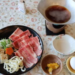 RYUHYO - 宗谷牛すきやき膳3300円(2023年7月)