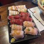 Zenseki Private rooms Izakaya Niku Zushi All you can eat Niku Yaro Shinjuku Hon Ten - 