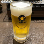 Matsuo Jingisukan Asahikawa Shiten - 生ビール 530円。