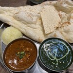 インド料理ムンバイ - ダブルカレーセット