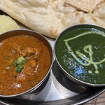 インド料理ムンバイ - ダブルカレーセット