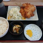 Shokujidokoro Hanahana - 本日のおすすめ　佐島産のアジフライ定食