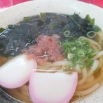 がむしゃら - 料理写真:梅わかめうどん。