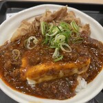 松屋 - 牛が　ちょっと少ないカンジが、、、。