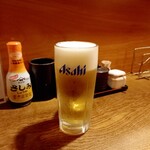 串揚げとおばんざい 天海屋 - 中ジョッキ 500円