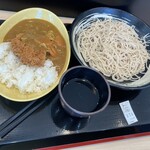 ゆで太郎 もつ次郎 - ミニカツカレーセット