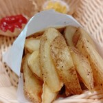 フレッシュネスバーガー - 北海道産ポテトフライ（北海道産でもケチャップは必須）