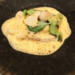 Le Beurre Noisette NAGOYA - イサキのポワレ ニョッキとシトロネル風味の 　ジュ・ド・ブイヤベース