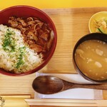 Hoshizawaya Kokyo Ten - 鹿肉ハヤシ丼と豚汁