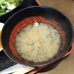 てっぱんやき さんて - めためた美味しい味噌汁