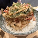 Nadai Kakiage Don Hanjitsuya - 特製野菜ミックス　しお