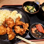 Kyushu Netchuya Shinjuku Nomura Biru Raibu - 唐揚げ定食