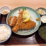 Katsu Toshi Higashi Oomiya Ten - まんぷくランチ（税別1,250円）