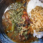 カレーノトリコ - 料理写真:あいがけカレー