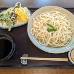 田むら - 料理写真:もりうどん ＆ 野菜天