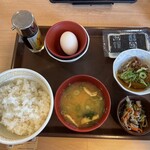 Sukiya Junana Go Numata Ten - 牛たまかけ定食