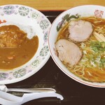 Ramen Kirara - 「カレーセット（ミニカレー＆正油ら〜めん）」950円