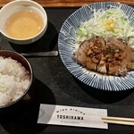 winedining YOSHIHAMA - ポークステーキ定食　1,100円