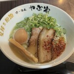 Jidori × Jizake Izakaya Yabuya Motomachi Ten - 鶏こつ麺