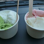 gelateria LIMONE - （2023/7月）抹茶、酒粕、桃、苺