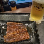 Yoshinoya Keikyu Kawasaki Ten - 鰻皿＆生ビール