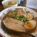 Chuka Soba Genzou - 和風醤油中華そば¥790、煮たまごトッピング+¥100