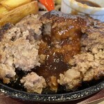 Shifuku no Hamburger steak Fujisawa Mirokuji Ten - ハンバーグに甘だれオニオンソース