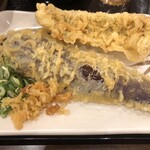 Marugame Seimen Soka Ten - ◎太刀魚天@160  ◎なす天@140 