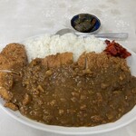 食堂よしかわ - 2023.9 特大チキンカツカレー(900円)