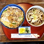 玉扇 - 牛丼玉子入りセット¥910