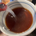 味匠もり - 蕎麦湯