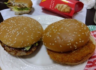 McDonald's Imafuku Izumiya Ten - バーガーたち♪